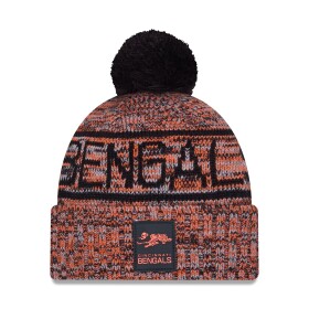New Era Pánská zimní čepice Cincinnati Bengals NFL Throwback 2025 Sideline Sport Knit