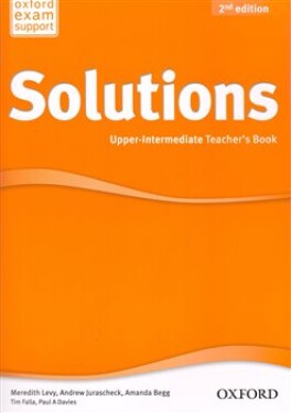 Maturita Solutions 2nd Edition Upper Intermediate Teacher´s Book - kol.