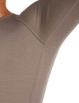 ICEBREAKER Mens Mer 200 ZoneKnit LS Crewe, Porcini velikost: M