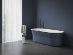 RAVAK - Ypsilon Volně stojící vana, 180x80 cm, Deepsea Blue/bílá XC00100071