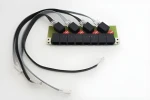 Wantec AW4000 / Rozšiřovací patch panel / Pro Auerswald 4000 / 4x RJ-45 (2033)