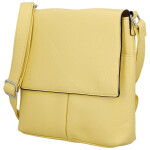 Stylová dámská koženková crossbody kabelka Katia, žlutá