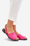 Kožené Pantofle Fuchsie Zazoo 40327 40