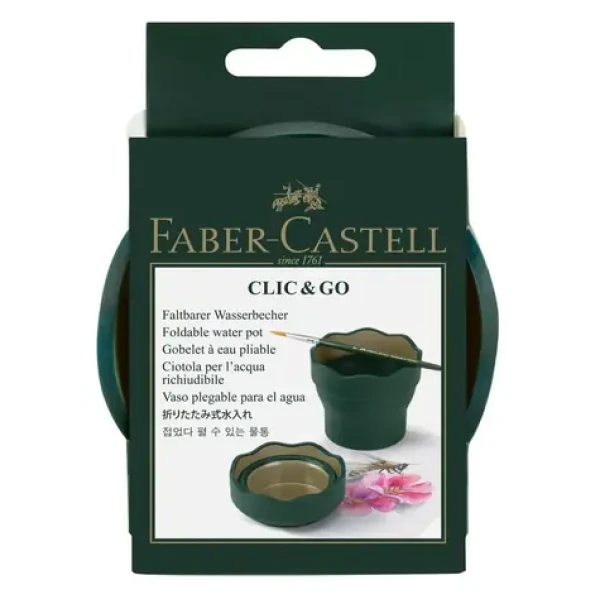 FABER-CASTELL ClicGo kelímek na vodu - zelená (181520)