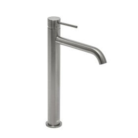 Vysoká umyvadlová baterie SAT Aurum bez výpusti broušený gun metal SATBAUR285BGM SATBAUR285BGM
