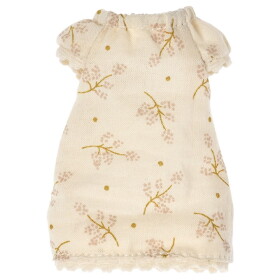 Maileg Noční košile pro myšky Maileg Big Sister, béžová barva, krémová barva, textil