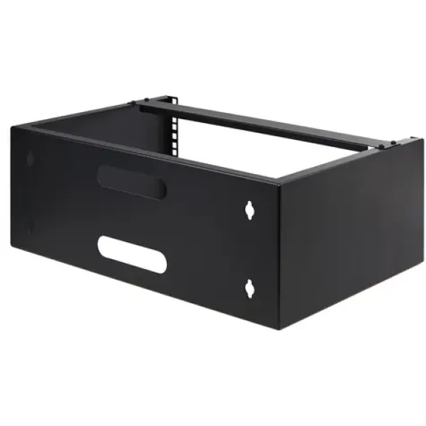 StarTech Nástěnný rozvaděč 4U 350 mm černý / Nástěnný rozvaděč / 19" / max. nosnost 20 kg / ocel (WALLMOUNT4)