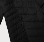 Lehká černá dámská bunda s odepínací kapucí J Style (16M9230-392) odstíny černé M (38)