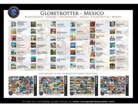 EUROGRAPHICS Puzzle Světoběžník - Mexiko