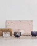 Iittala Skleněný svícen Ultima Thule 6,5 cm – Clear, čirá barva, sklo