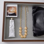ELENYS Aurora Pearl – pozlacený náhrdelník 18K žluté zlato Délka: 42+5 cm / max. 47 cm