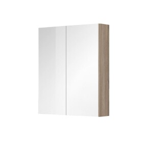 Mereo Koupelnová galerka 60 cm, zrcadlová skříňka, dub Kronberg CN716GDN