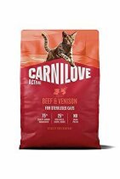 Carnilove Cat Active Dry Beef&Venis.Steril.Ad.AB2kg
