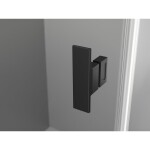 MEXEN/S - Mist T sprchový kout dveře křídlové levá 90 x 90, černý okraj, černá 8A4T-090-090-70-70-L