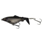 Savage Gear Umělá nástraha 3D Fat SmashTail Minnow F Black Ghost - 8cm 12g,Savage Gear Umělá nástraha 3D Fat SmashTail Minnow F Black Ghost - 8cm 12g
