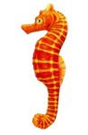 Gaby Polštář Mořský koník Červený 60 cm,Gaby Polštář Mořský koník Červený 60 cm