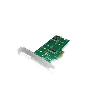 Icy Box IB-PCI209 černá / přídavná PCIe 4.0 x4 karta / 2x M.2 PCIe NVMe (IB-PCI209)
