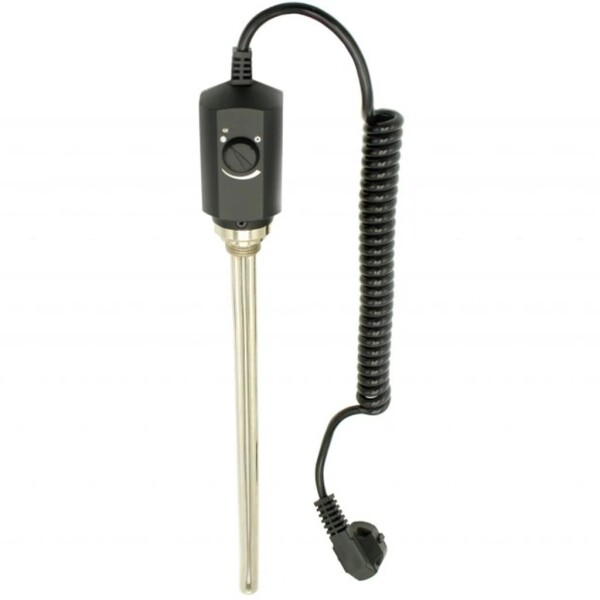 CERANO Elektrická topná tyč s termostatem 600W - černá matná