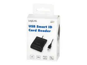 LogiLink CR0047 černá / Čtečka čipových karet / USB 2.0 (CR0047)