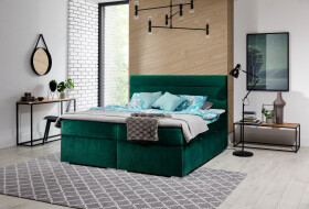 Boxspring Softy Rozměr: 160 x 200 cm, látka: Monolith 37