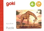 GOKI Dřevěné puzzle Africká zvířata: Žirafy