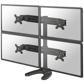 Neomounts FPMA-D700DD4 4násobná držák monitoru 48,3 cm (19) - 76,2 cm (30) černá nastavitelná výška, naklápěcí, nakláněcí, otočný