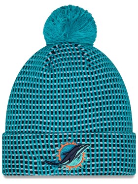 New Era Pánská zimní čepice Miami Dolphins NFL 2026 Rivalries Sideline Cold Weather