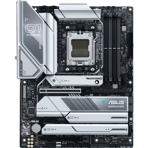 ASUS PRIME X670E-PRO WIFI / AMD X670 / DDR5 / SATA III RAID / USB / GLAN / Wi-Fi / M.2 / sc.AM5 / ATX (90MB1BL0-M0EAY0)