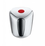 KLUDI - Terra Ovládací rukojeť, teplá voda, chrom 7636105-00