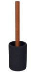 SAPHO - CRAFT WC štětka na postavení, acacia/černá 8572