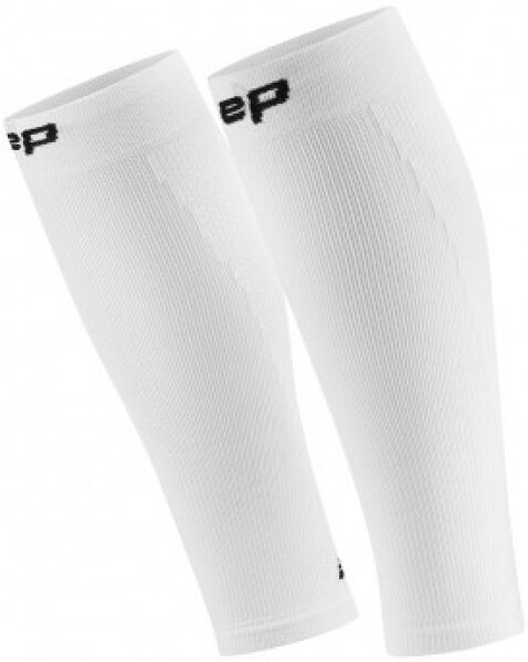CEP pánské běžecké kompresní lýtkové návleky 5.0 - white Velikost: IV (39-44 cm obvod lýtka)