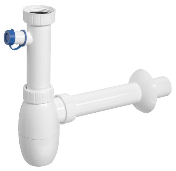 Bruckner Umyvadlový sifon s odbočkou 5/4", DN40, bílá 151.110.0