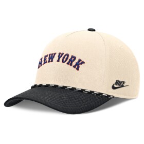 Nike Pánská kšiltovka New York Mets MLB Cooperstown Rise Adjustable Natural Velikost: M/L