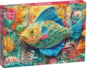CHERRY PAZZI Puzzle Papírová ryba