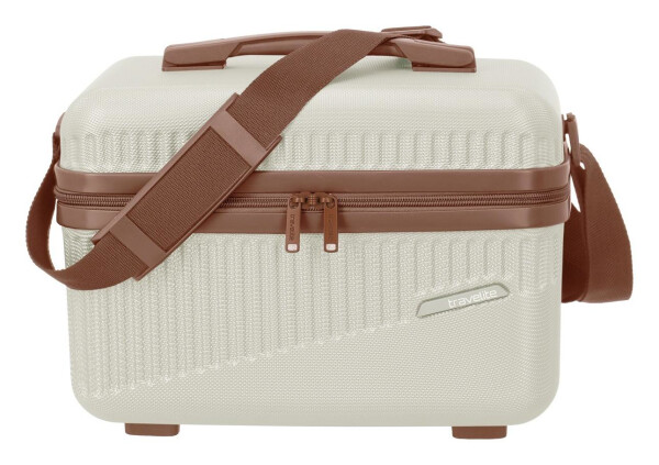 Travelite Bali Beautycase White/cognac 17 L TRAVELITE-72303-30