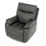 Polohovací křeslo, šedá, látka vintage, TV-4092 GREY3