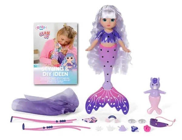 ZAPF CREATION BABY born Panenka Glam Up Aura růžová