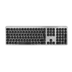 LogiLink ID0206 stříbrná / Bezdrátová klávesnice / membránová / Bluetooth / DE Layout (ID0206)