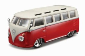 Bburago Plus Volkswagen Van Samba Red