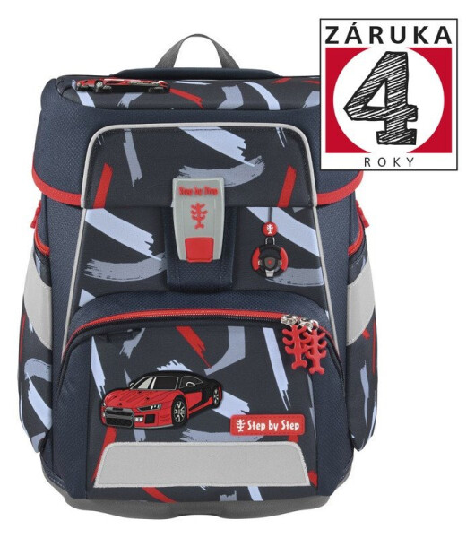 Školní aktovka SPACE, Sports Car Mick - 5 dílný set, AGR certifikát