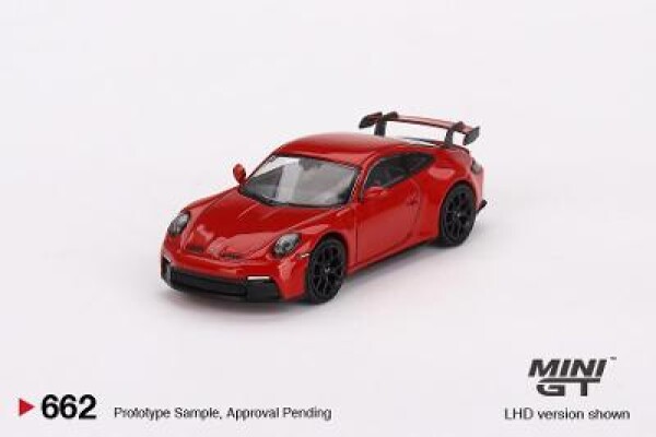 Mini Gt 1:64 Porsche 911 (992) GT3 Guards Red