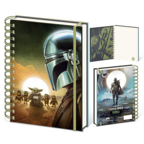 Mandalorian a Grogu blok A5 (Sunset) - EPEE