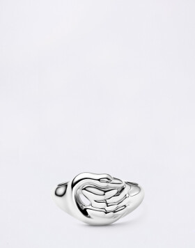 Maria Black Swan Mini Signet Ring Silver Silver 54