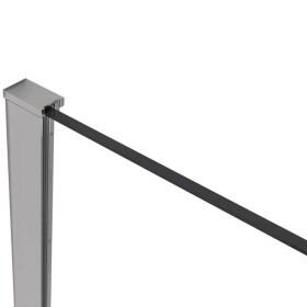 CERANO - Profil pro sprchové zástěny Walk-in Onyx Half - 8 mm - chrom - 15 mm CER-676786