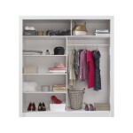 Šatní skříň Duca II 200 Barva korpusu: Antracit, Rozměry: 200 cm