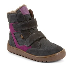 Dětské zimní barefoot boty UP HILL WOOL Dark Gray Froddo G3160262-13 - 26