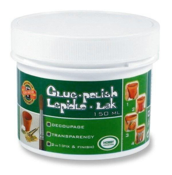 Koh-i-noor lepidlo a lak pro ubrouskovou techniku 150ml
