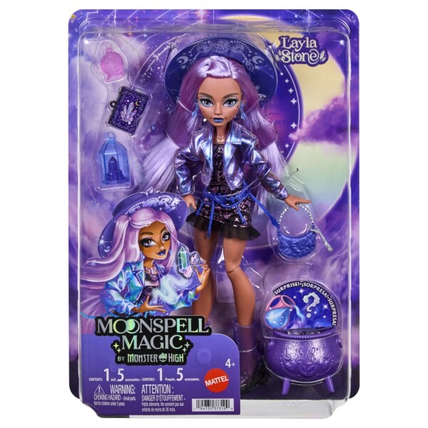Panenka Monster High Moonspell - Magic Layla Stone - Mattel