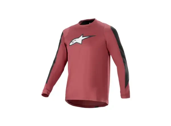 Alpinestars A-Dura Dri Astar pánský dres dlouhý rukáv Burgundy vel.