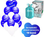 Helium set - tmavěmodré balónky KRÁSNÉ NAROZENINY - Balonky.cz Helium set - tmavěmodré balónky KRÁSNÉ NAROZENINY - Balonky.cz